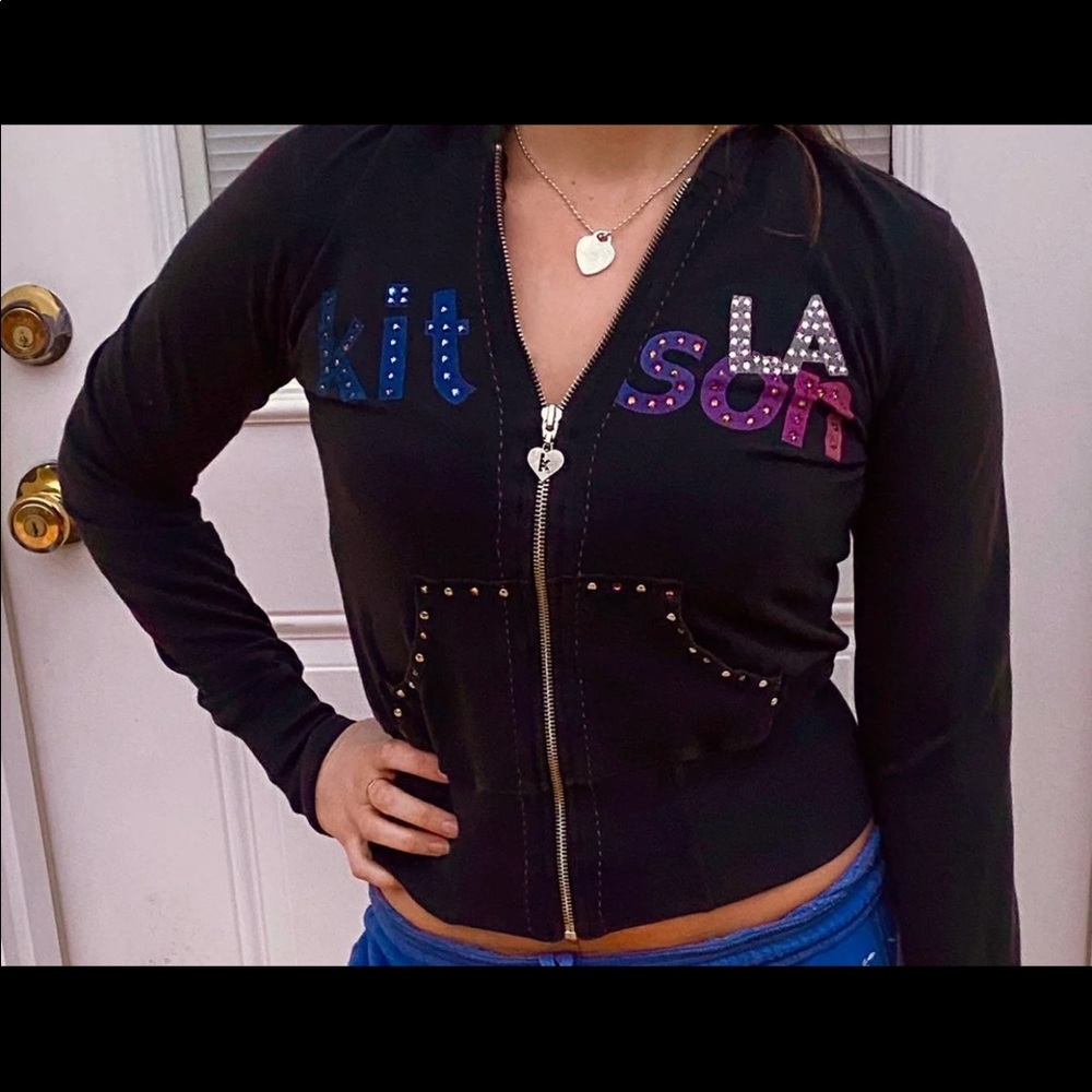 Kitson, LA • Zip Hoodie Sweatshirt • RARE • HTF •